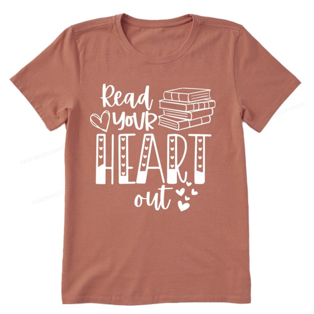 Pagewings Valentine Sweatshirt Read Your Heart Unisex Classic T-shirt