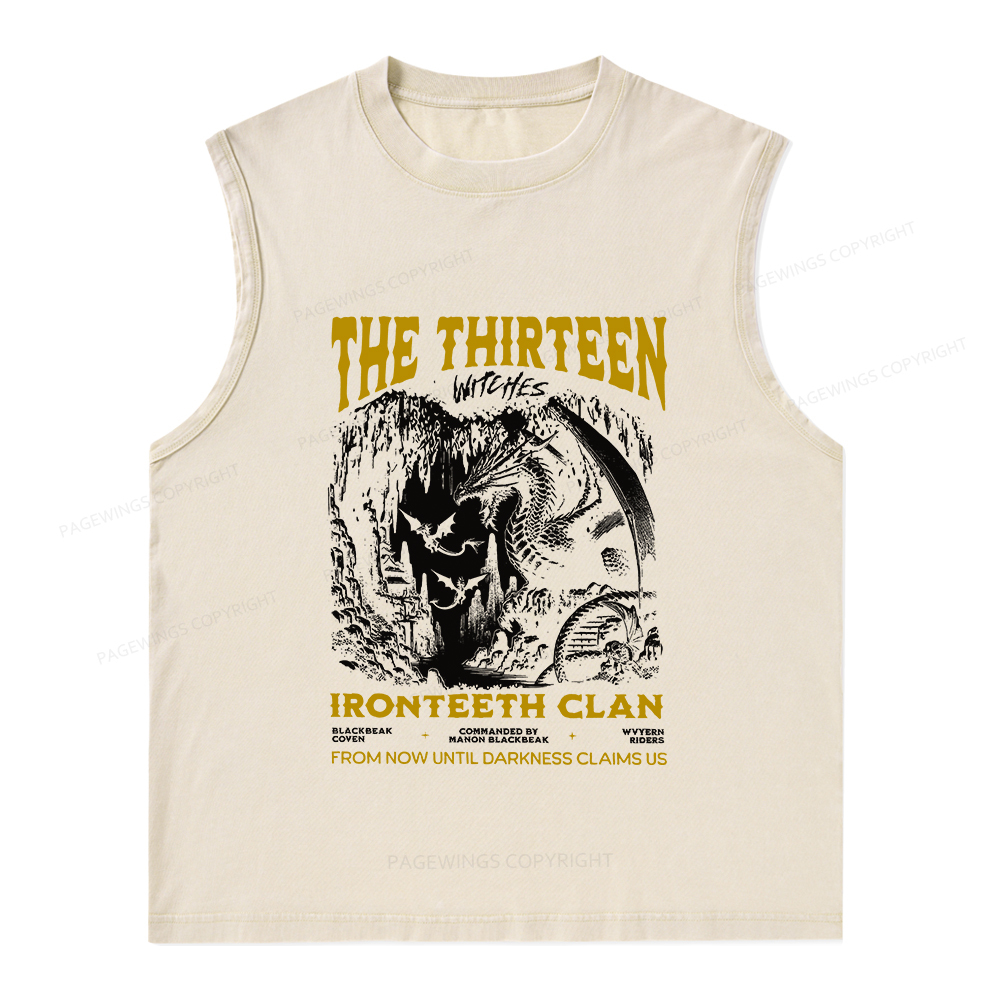 Pagewings The Thirteen Unisex Washed Tank Top