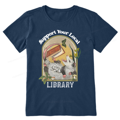 Pagewings Library Readers Make Leaders Jersey Short Sleeve Tee Unisex Classic T-shirt
