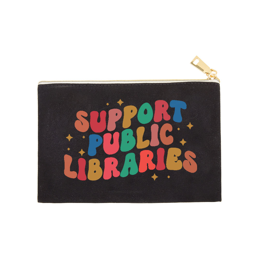 Pagewings Public Library Sweatshirt Pouch