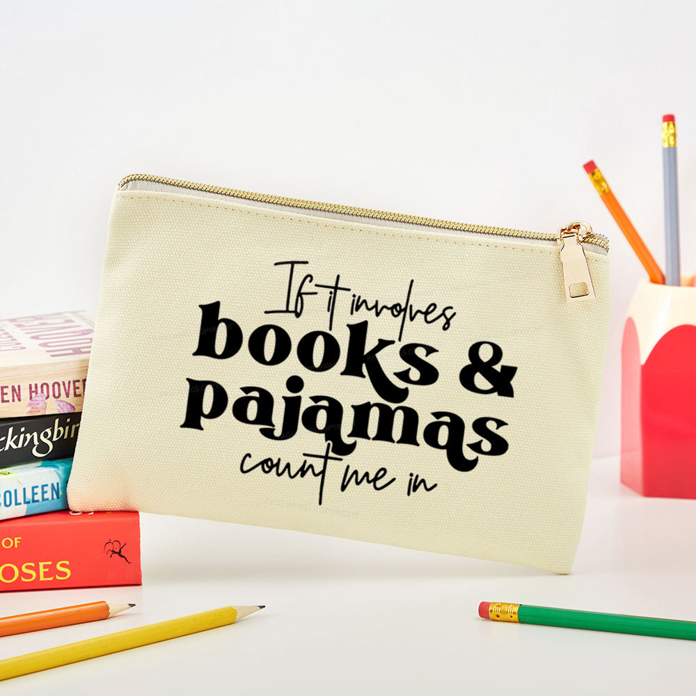Pagewings Involves Books And Pajamas Count Me Pouch