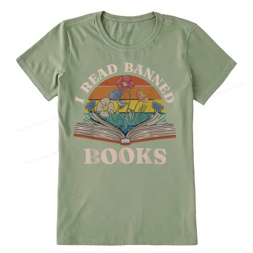 Pagewings I Read Banned Books Unisex Classic T-shirt