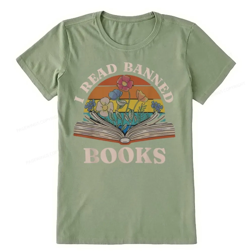 Pagewings I Read Banned Books Unisex Classic T-shirt