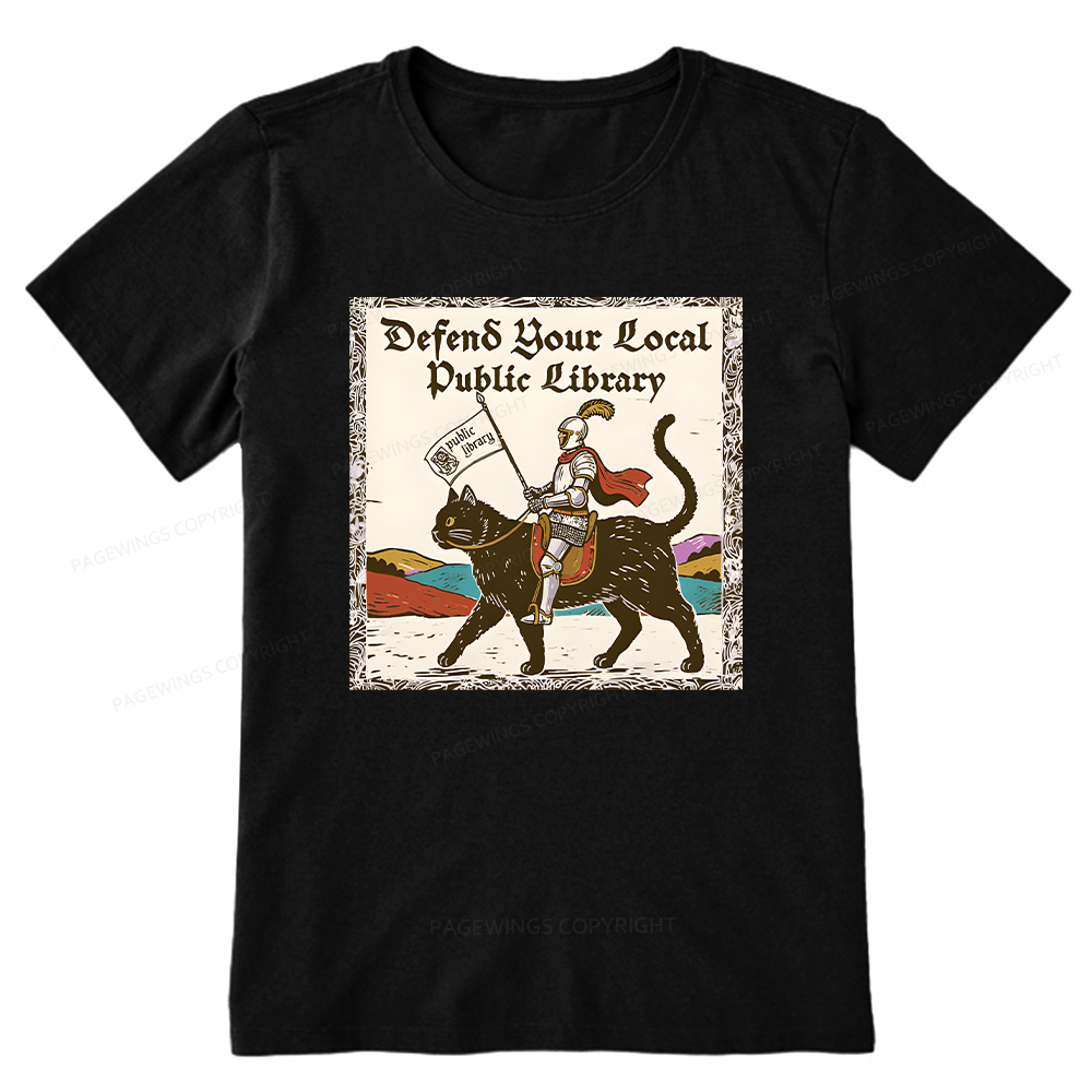 Pagewings Defend Your Local Public Library Unisex Classic T-shirt