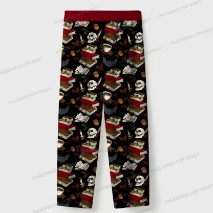 Pagewings Read Books Stay Weird Unisex Flannel Pajama Set