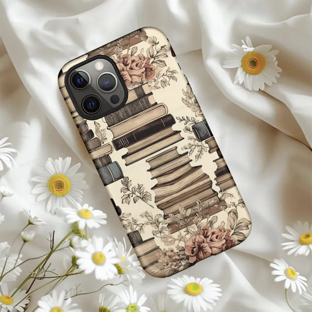 Pagewings Read Books Be Kind Stay Weird Phone Case