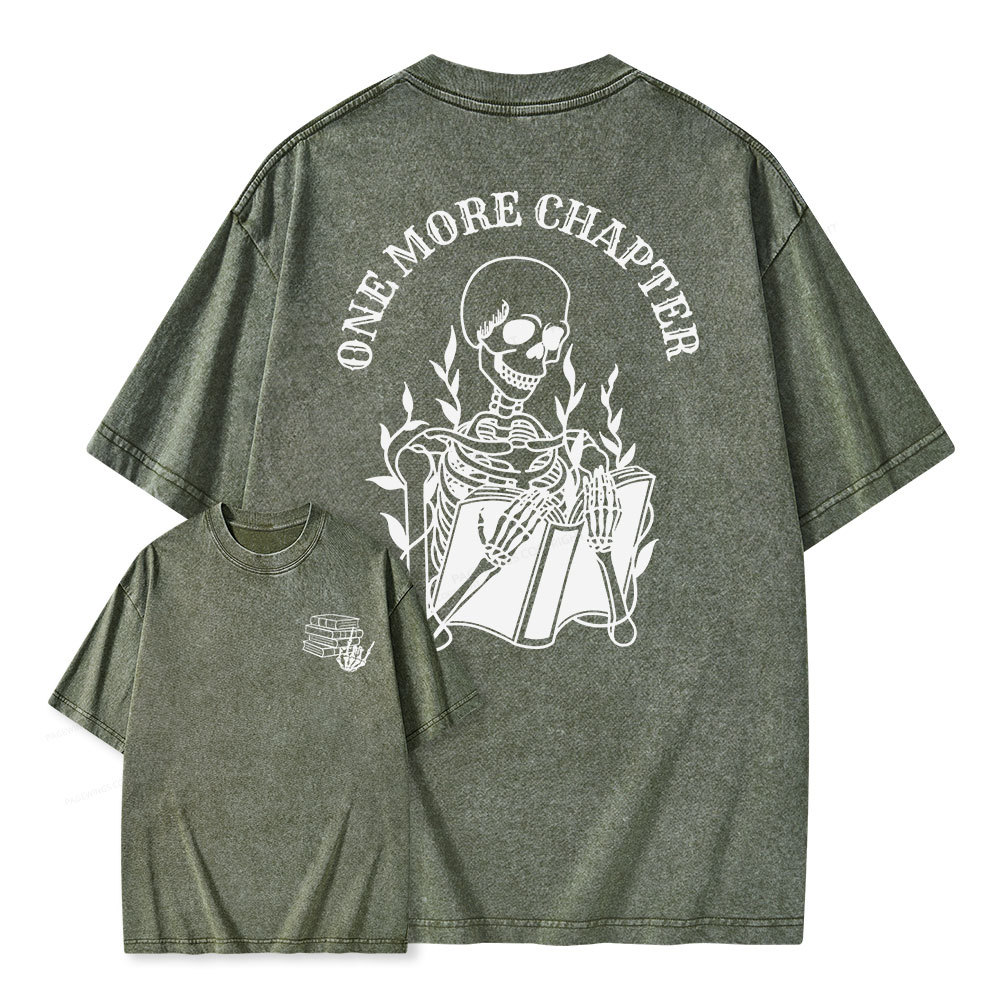 Pagewings One More Chapter Unisex Washed T-shirt