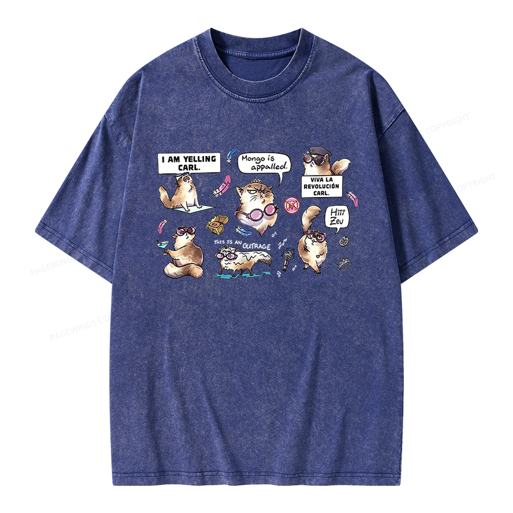 Pagewings Sci Fi Bookish Unisex Washed T-shirt