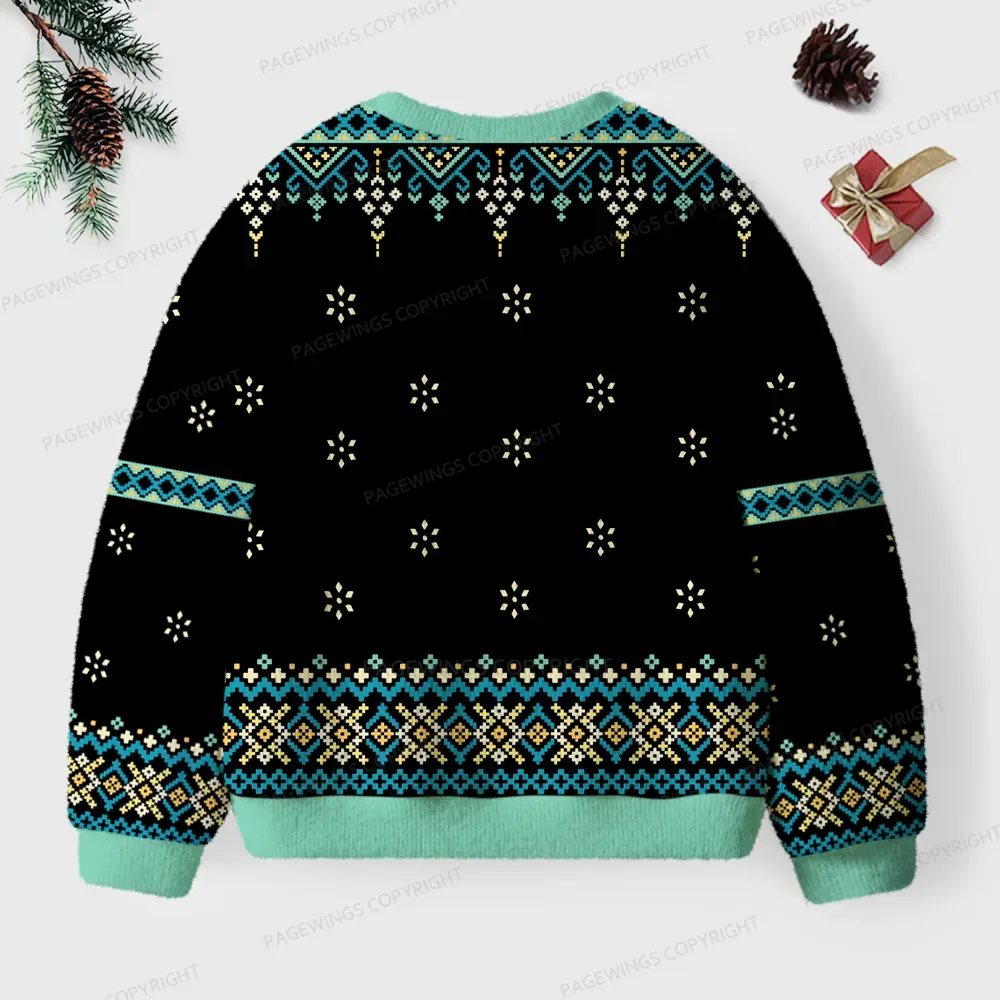 Pagewings Sanctuary Moon Unisex Ugly Knit Sweatshirt