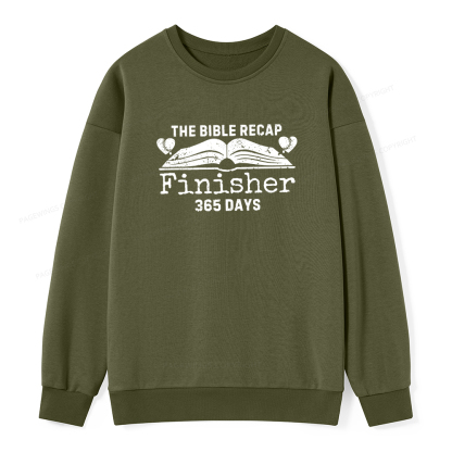 Pagewings The Bible Recap Finisher 365 Days Unisex Classic Sweatshirt