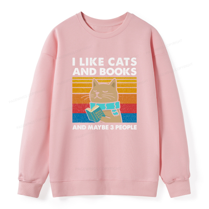 Pagewings Like Book And Maybe 3 People Unisex Classic Sweatshirt