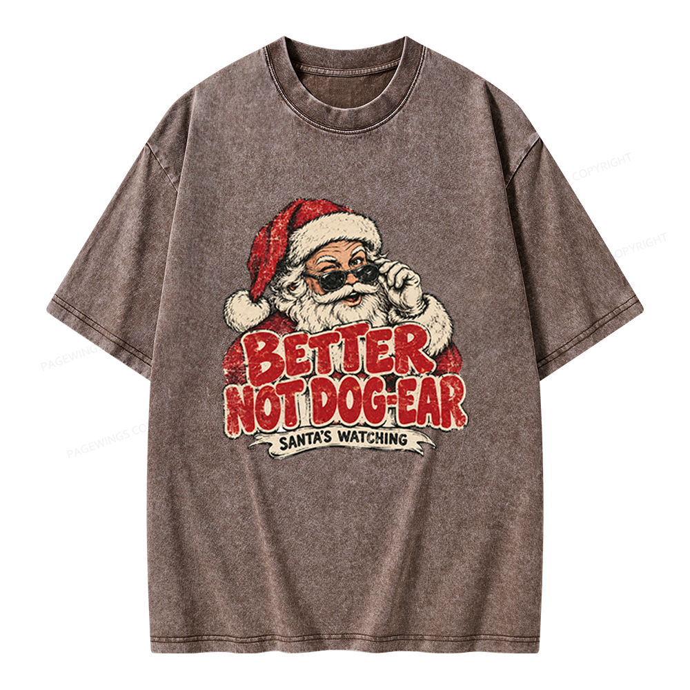 Pagewings Better Not Dog-Ear Unisex Washed T-shirt