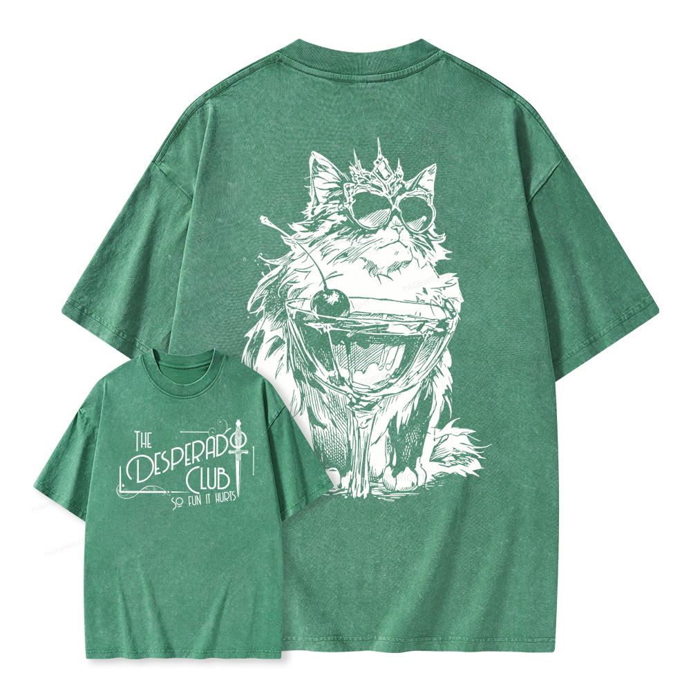 Pagewings The Desperado Club Unisex Washed T-shirt