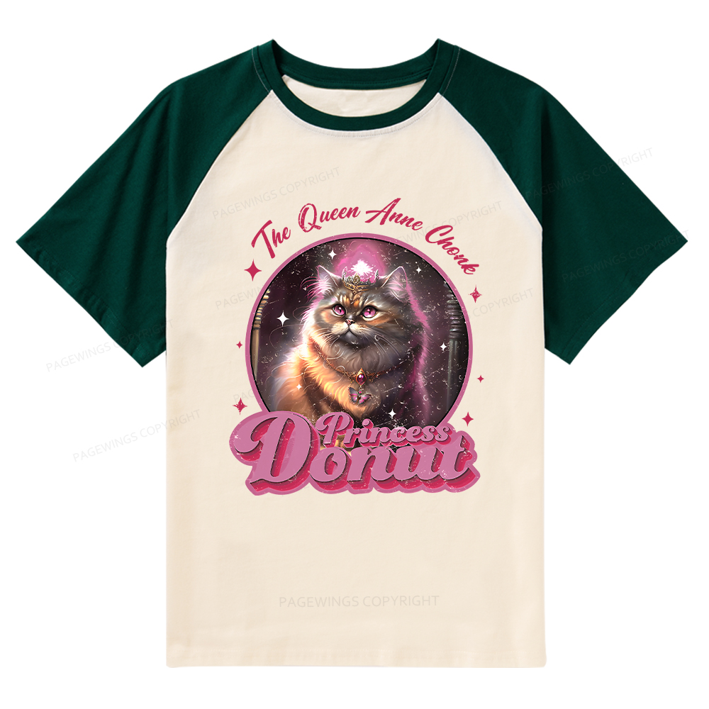 Pagewings Princess Donut Raglan T-shirt