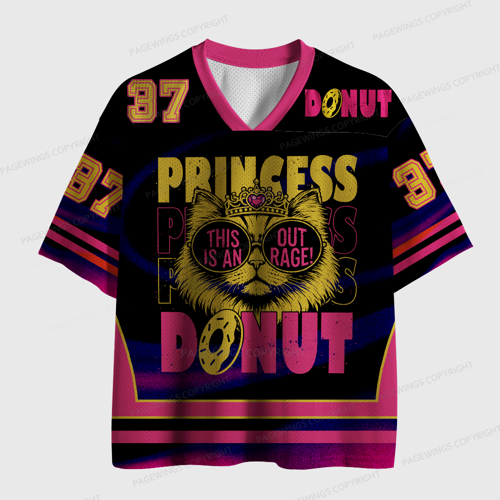 Pagewings This Is An Outrage Unisex Mesh Jersey