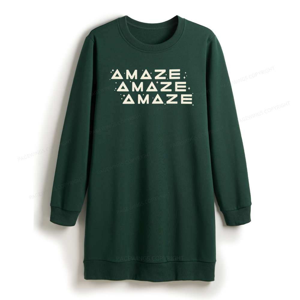 Pagewings Sci Fi Sweatshirt Dress
