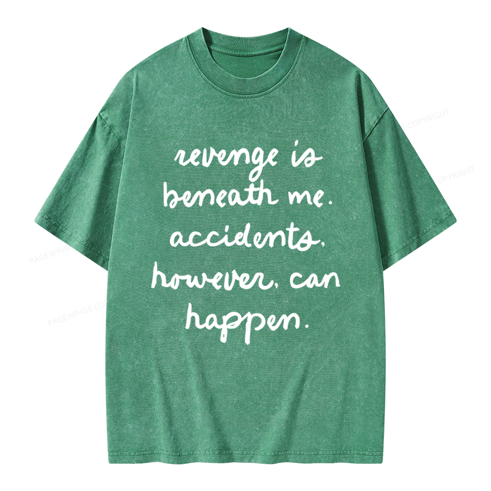 Pagewings RevengeIs Beneath Me Tairn Unisex Washed T-shirt