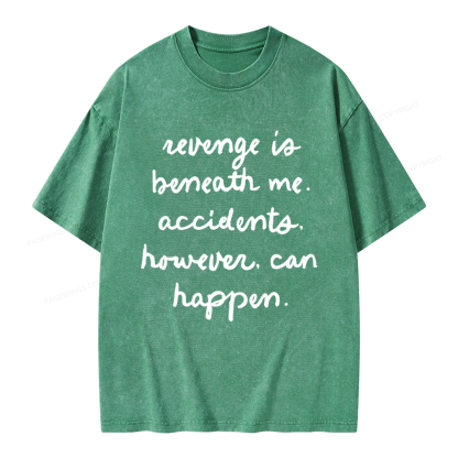 Pagewings RevengeIs Beneath Me Tairn Unisex Washed T-shirt