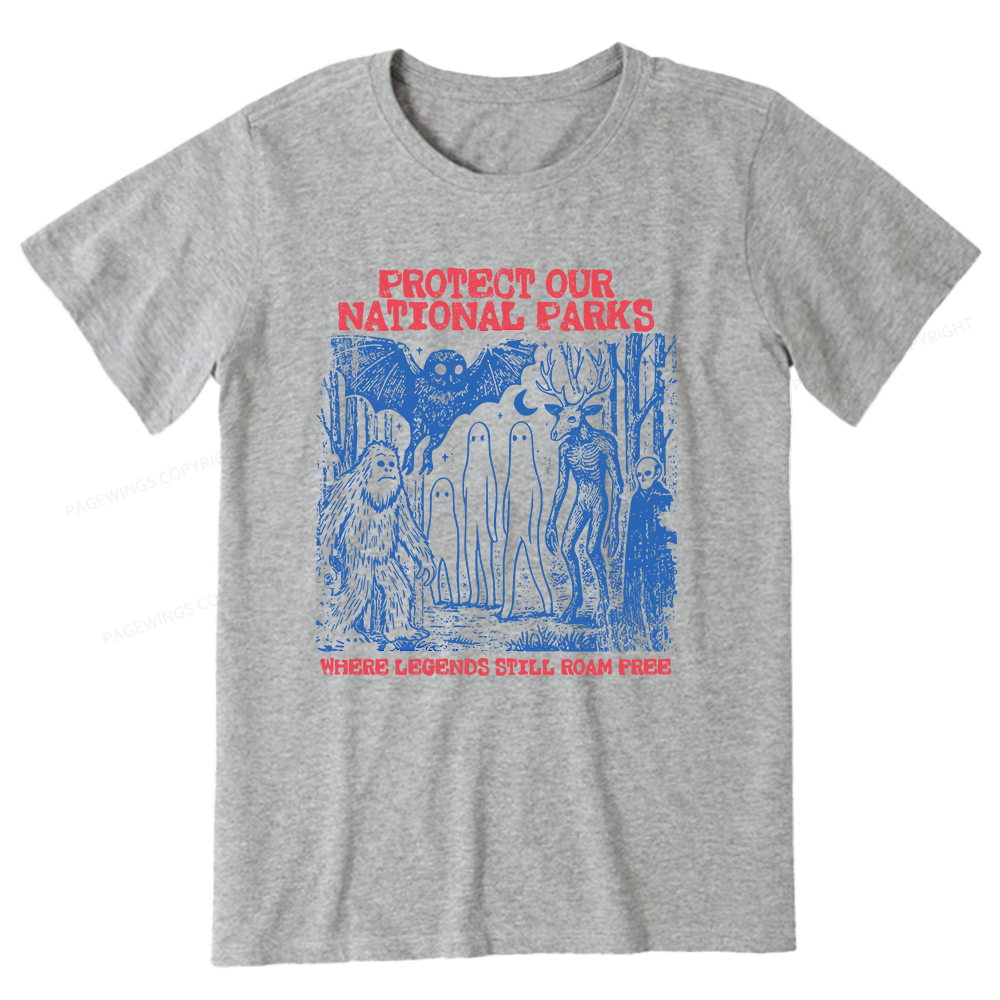 Pagewings Protect Our Parks Vintage Camping Unisex Classic T-shirt