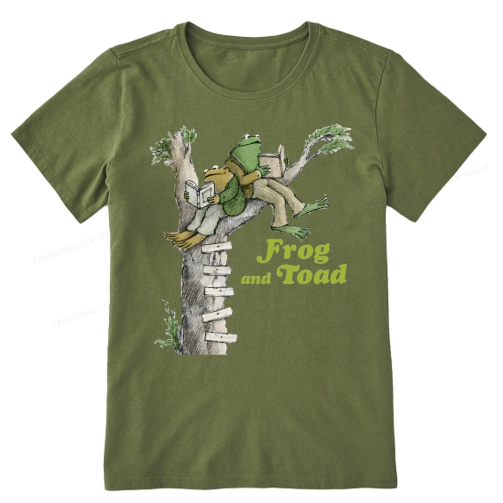 Pagewings Frog and Toad Old Book Unisex Classic T-shirt
