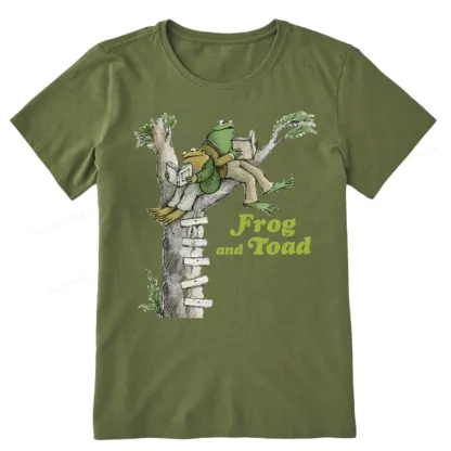 Pagewings Frog and Toad Old Book Unisex Classic T-shirt