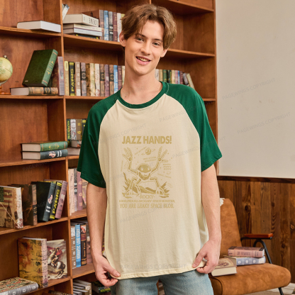 Pagewings Science Fiction Nerd Raglan T-shirt