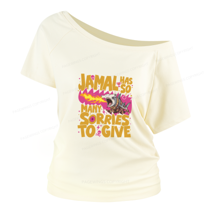 Pagewings Sci Fi Novel Lover Women Off Shoulder T-shirts