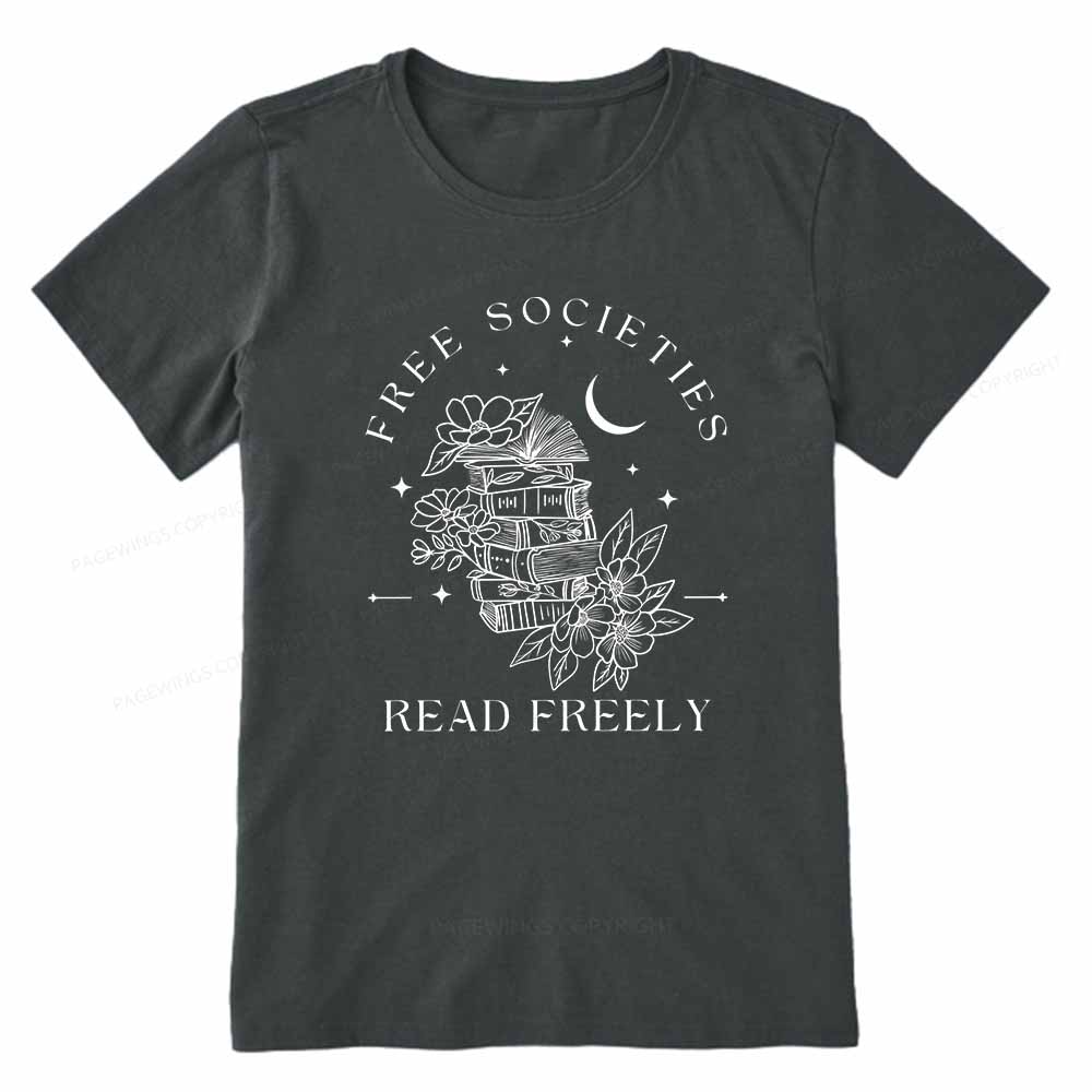 Pagewings Free Societies Read Freely Comfort Colors Shirt Unisex Classic T-shirt