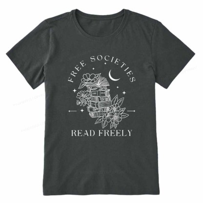 Pagewings Free Societies Read Freely Comfort Colors Shirt Unisex Classic T-shirt