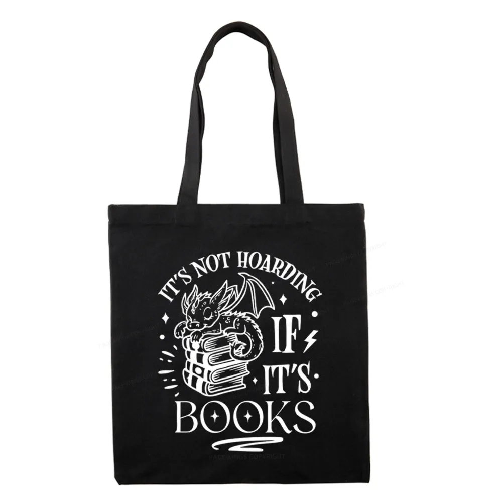 Pagewings It's Not Hoarding If It's Books Tote Bag