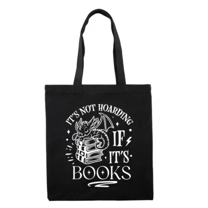 Pagewings It's Not Hoarding If It's Books Tote Bag