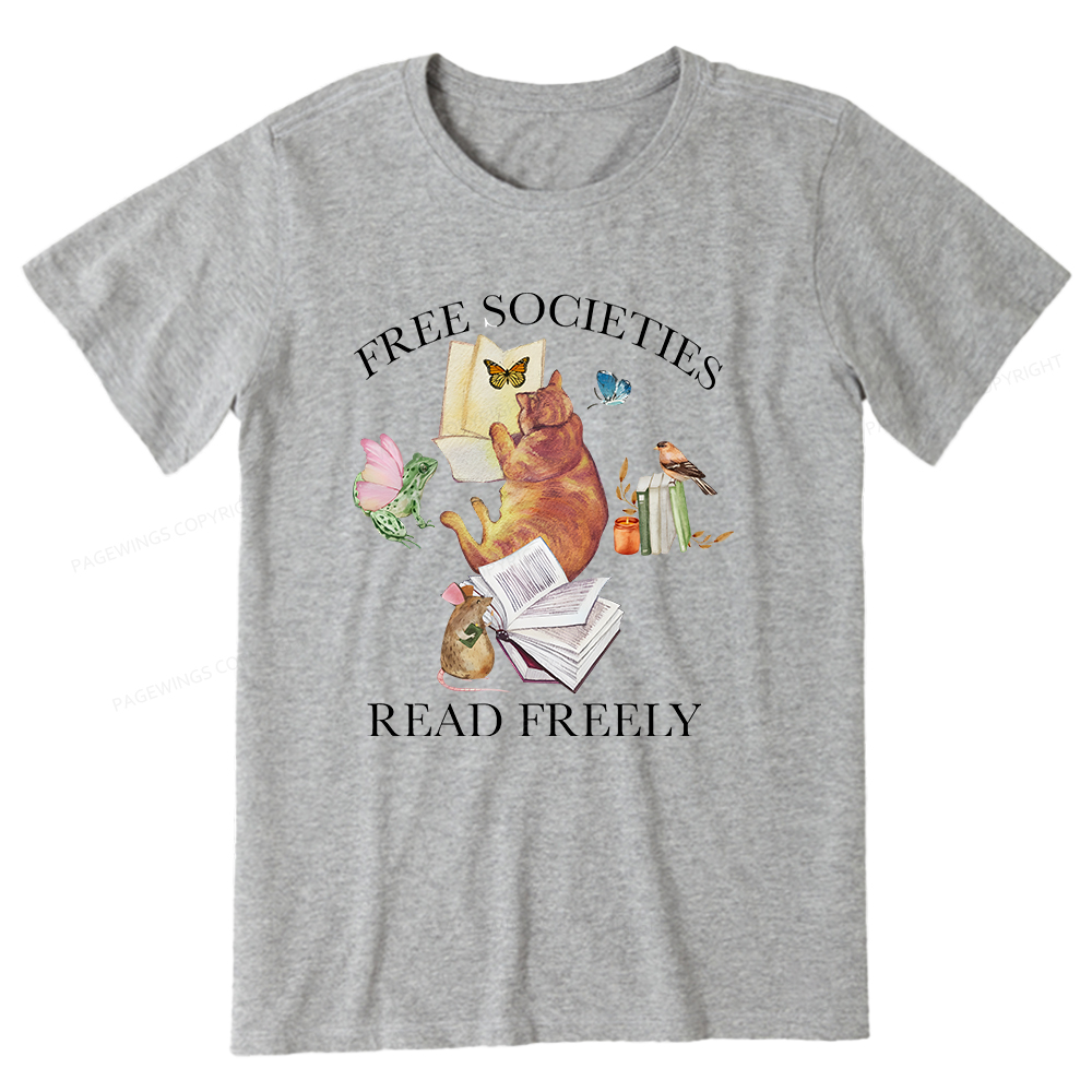 Pagewings Free societies read freely shirt Unisex Classic T-shirt