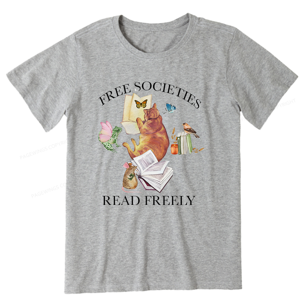 Pagewings Free societies read freely shirt Unisex Classic T-shirt