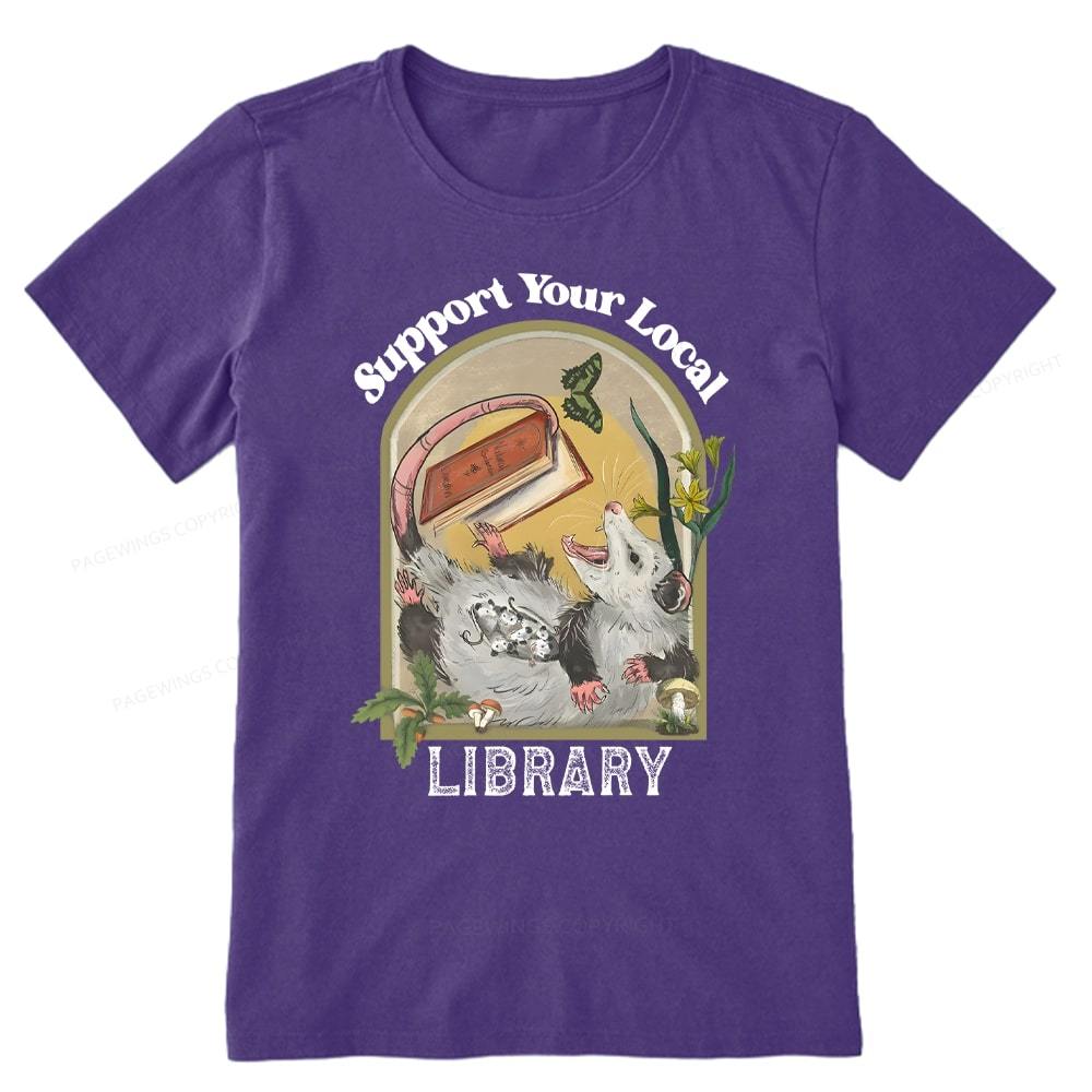 Pagewings Library Readers Make Leaders Jersey Short Sleeve Tee Unisex Classic T-shirt