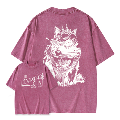 Pagewings The Desperado Club Unisex Washed T-shirt