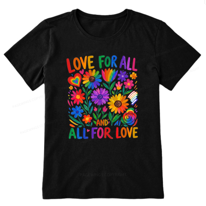 Pagewings Love For All Unisex Classic T-shirt