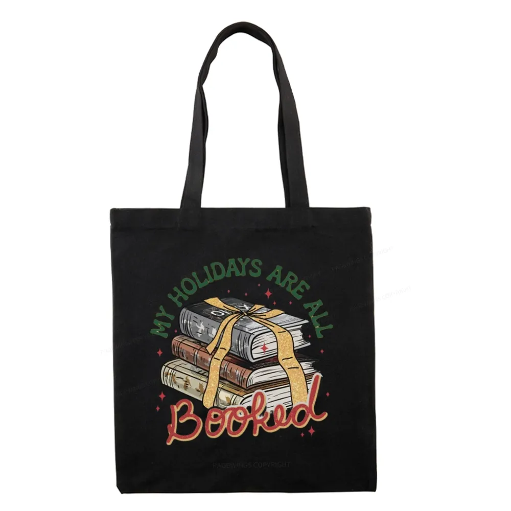 Pagewings My Holidays Are All Booked Christmas Tote Bag