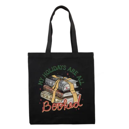 Pagewings My Holidays Are All Booked Christmas Tote Bag