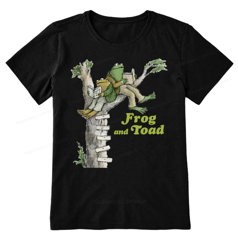 Pagewings Frog and Toad Old Book Unisex Classic T-shirt