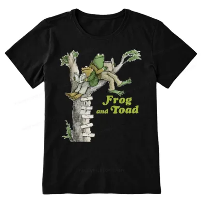 Pagewings Frog and Toad Old Book Unisex Classic T-shirt