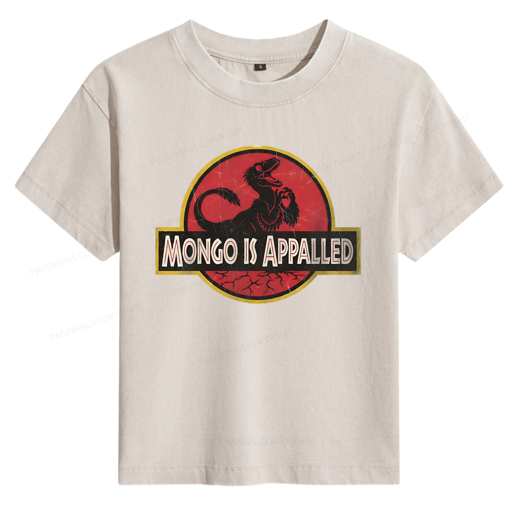 Pagewings Mongo Is Appalled Women's Washed T-shirt