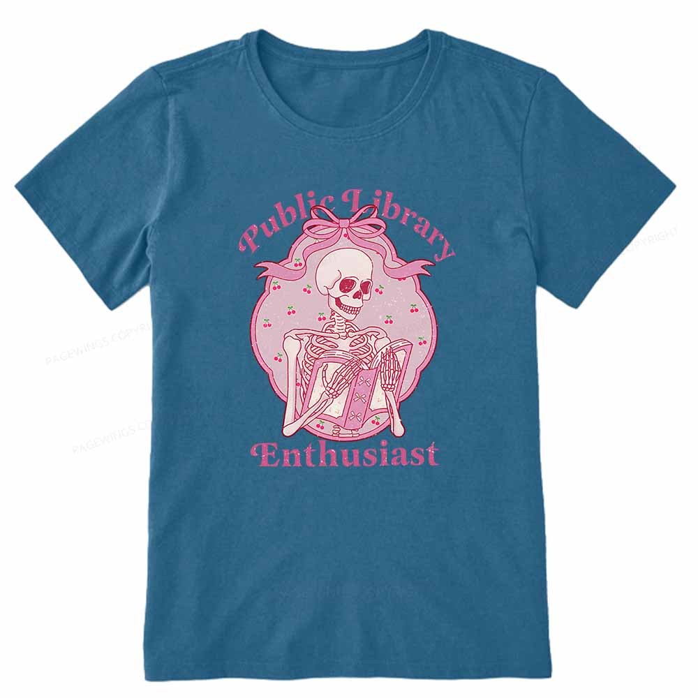 Pagewings Public Library Enthusiast Unisex Classic T-shirt