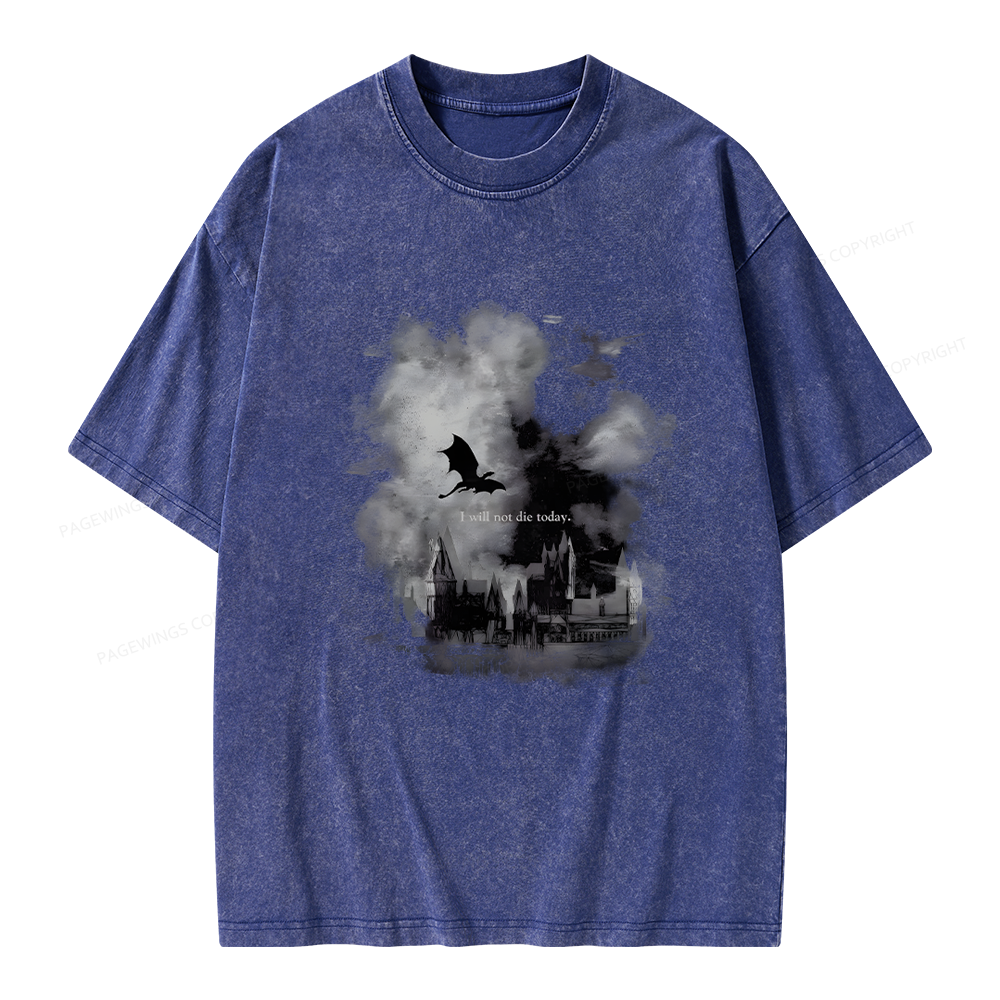 Pagewings Fantasy Book Unisex Washed T-shirt