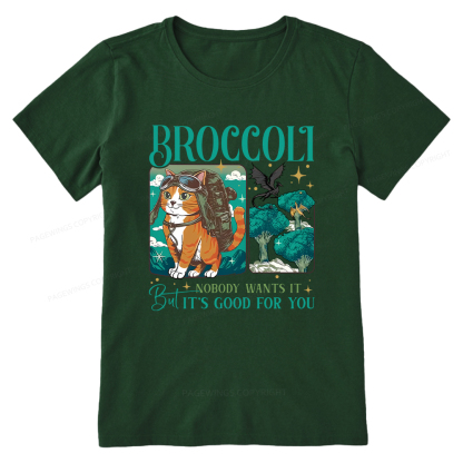 Pagewings Onyx Storm Broccoli Cat Unisex Classic T-shirt