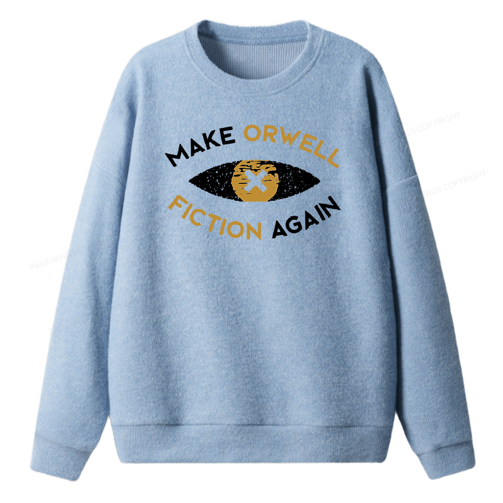 Pagewings Reading Bookish Unisex Knit Sweatshirt