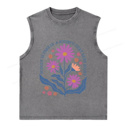 Pagewings Read Banned Books Shirt, Social Justice Gift Unisex Washed Tank Top