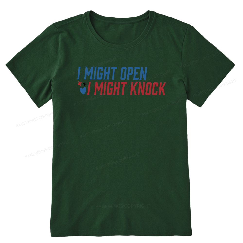 Pagewings I Might Knock Unisex Classic T-shirt