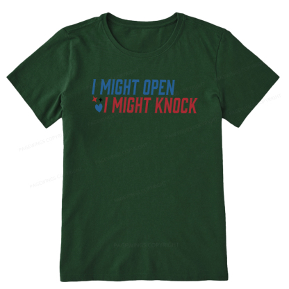 Pagewings I Might Knock Unisex Classic T-shirt