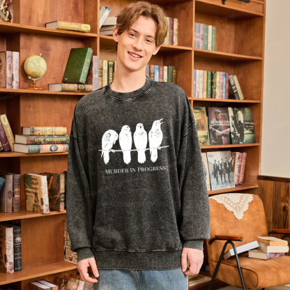 Pagewings The Matriarchy Would Never Unisex Washed Sweatshirt
