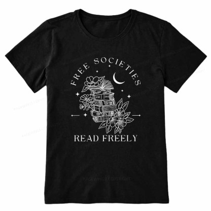 Pagewings Free Societies Read Freely Comfort Colors Shirt Unisex Classic T-shirt